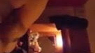 BBW tit wank and blow job. Amateur