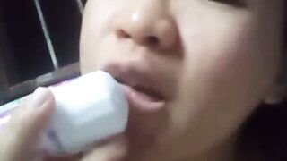 Chinese girl masturbates at home alone waiting for you 61