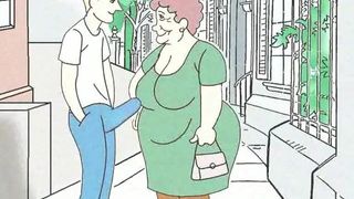 Fucking fantasies about grandma! Porn cartoon