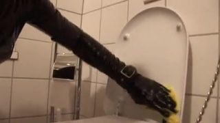 German Mistress Silvia trains her sissy maid