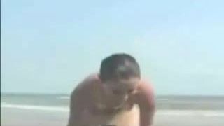 Girl loses bet and have to strip