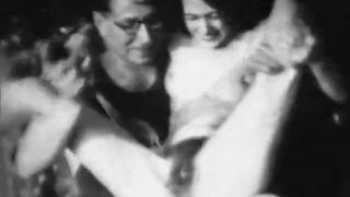 Hairy Pussy Spanked on Beach in Front of Others (Vintage)