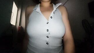 Her boyfriend is in the next room, I’m scared of being discovered