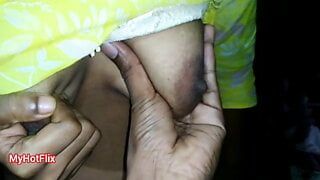 Hot Couples’ Night – My Wife Showing her Beautiful Boobs & Pussy