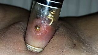 Lexi Lehane’s pumped clit with piercing