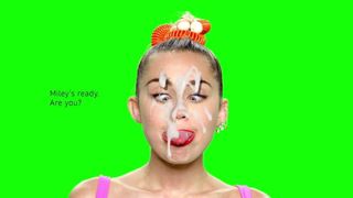 MILEY CYRUS CUMSHOT