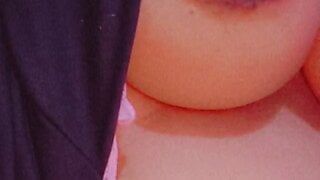 Playing with my boobs and nipples