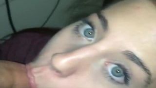 Sucking my roommate recording and he doesnt know