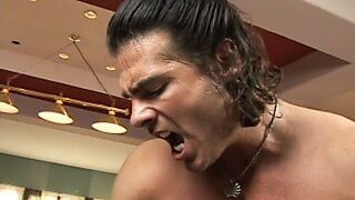 Tattooed busty brunette Anna Nova enjoys Nick Manning’s cock