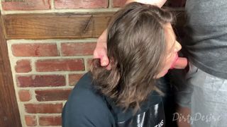 Youtuber gets her face fucked with throbbing cumshot