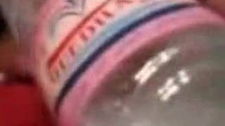 Algerian Mature  Masturbates With Bottle