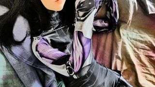 Aly cyborg sexdoll gets fingered until she squirts shamefully