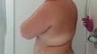 Austrian MILF takes shower