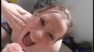 British slut is hungry for piss