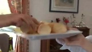 Cheating French wife and husband’s co-workers – Orphea Belle