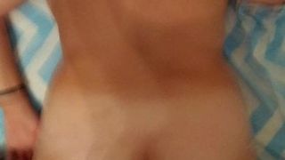 Chubby babe takes cock from behind