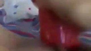 croatian milf dildo fucking