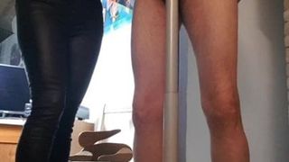 Dancing balls on dicklet