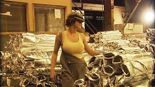 Erotic lesbians make out passionately in a close up shoot