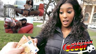 GERMAN SCOUT – SLIM EBONY TEEN RAE PICKED UP AND FUCKED FOR CASH