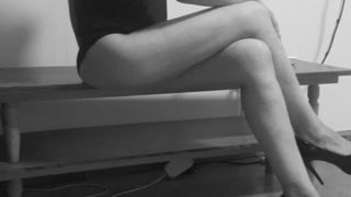 girl masturbates after shower