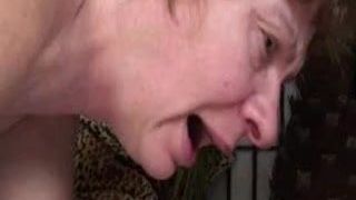 Hairy Granny with Saggy Titties and Big Nipples