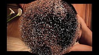 Mistress Devil dominate her Cuban slave girl in kitchen. She spanks her ass and coerced her to suck her strapon.