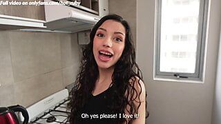 My neighbour loves coffe with milk