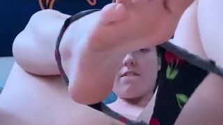 PART2 PUSSY PLAY MY BLACK PANTIES WERE SO MOIST FROM MYPUSSY