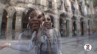 Picking Up an Ebony Milf in need for cash