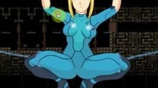 Samus Aran gets stripped and cums so hard (Metroid)