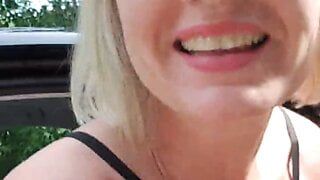 Task: walking outdoor nude