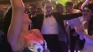 bar dancer bouncing boobs in slow motion