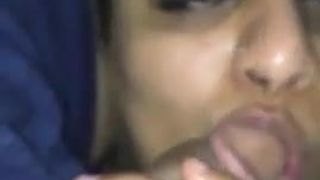 BBW khaliji sucking dick
