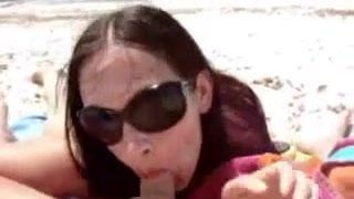 Beach Handjob