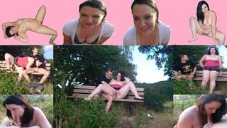 Crazy Risky Outdoor Blowjob – Caught in Public