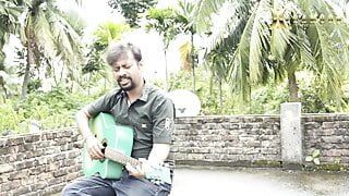DESI COUPLE SINGING WITH GUITER IN ROOF (OUTDOOR)