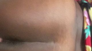 Ebony milf girlfriend pounding before work