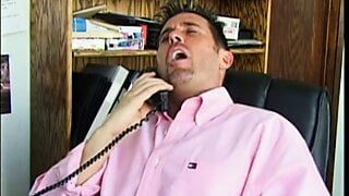 Horny stud gets a boner while talking online to a girl, then meets her to fuck