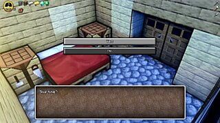 HornyCraft a minecraft Parody Hentai game PornPlay Ep.6 Alex is doing the best handjob ever with facial