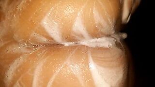 Huge ass big booty wife in the shower