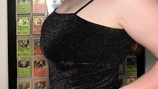 HUGE TITS IN SPARKLY CORSET (STRIP SHOW)