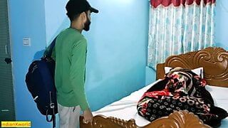 Husband caught his wife fucking with AC mechanic!