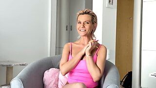 I fucked this super hot busty MILF Subil Arch and gave her a big facial