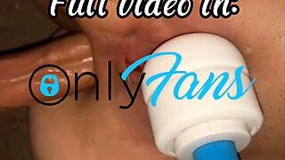 I masturbate with a giant dildo while the big boy fucks my ass hard. He gets very horny and cums inside him