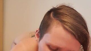 I’ll show you how to suck your dick. Suck didlo