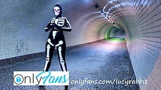 It is BONE day! will you join me on my latex photoshoot?