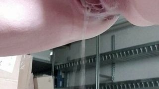 Julie’s pee at warehouse