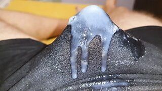 Long nails handjob over underwear, cumming through pants FULL VIDEO