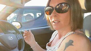 Messing Around with My Mrs in the Car